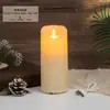Controle Remoto para Concerto Vela Artificial Oscilante Guia de Confissão Luz de Atmosfera para Jantar Vela Recarregável Digital USB
