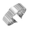 Adecuado para Apple iwatch Banda de Hoja Metálica de Hilo Grueso de una Sola Cuenta Samsung Huawei GT Banda de Acero Inoxidable Banda de Reloj Inteligente