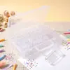 DIY Perler Beads Pequeno Quadrado Garrafa Nail Art Broca Ferramenta de Pintura Caixa de Armazenamento à Prova de Poeira Mini Caixa de Broca Contas de Joias Caixa de Armazenamento para Animais