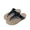 Chanclas Chile Suela Gruesa para Mujer Verano Ropa de Exterior Moda Versátil Florales Chanclas Cuña Antideslizantes Playa Frescas