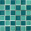 Azulejos de Pared de Cerámica Mosaico Verde Oscuro Retro para Cocina, Comedor, Baño, Lavabo, Piscina