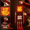 2026 Novo Pingente de Nó Chinês de Bênção Sala de Estar Pingente de Ano Novo de Alta Qualidade Entrada do Festival da Primavera Decoração de Ano Novo