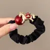 2026 Año Nuevo Más Vendidos Hechos a Mano Ligas para el Cabello de Pelo de Poni, Bandas Elásticas Rojas que Traen Dinero del Año del Zodiaco, Accesorios para el Cabello de Alta Elasticidad