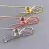 Venda Direta de Fábrica Publicidade Clipe de Duas Cabeças Clipe de Cartão de Refeição Clipe de Assento Clipe de Mensagem para Celular Clipe de Foto Clipe de Anotação de Metal