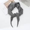 Bufanda triangular de punto de lana nueva de otoño e invierno para mujer, chal exterior cálido y decorativo de color sólido Dongdaemun coreano
