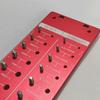 Calibrador de Rosca de 28 Agujeros Rectangular Imperial y Métrico Herramienta de Inspección de Tornillos Tuercas Pernos Directo del Fabricante de Ferretería