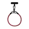 Cordón para Teléfono Móvil Correa Corta para Muñeca Cuerda Trenzada para Mano Se Puede Colgar en Funda de Teléfono Móvil Bolso Llavero Clip Trasero Negro Cuerda de Cadena para Teléfono Móvil