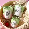 Taza de Vela Aromaterapia Creativa, Vela sin Humo, Cera de Gelatina, Sabor Café Matcha Latte, Decoración de Atmósfera Romántica, Regalo Souvenir