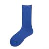Calcetines finos de doble aguja apilables verticales 18 Nuevos calcetines de tubo medio de color sólido Calcetines de algodón para mujer japoneses Calcetines de estudiante