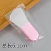 Brocha de Belleza de Silicona Brocha para Mascarilla Brocha de Maquillaje de Plástico Brocha de Pelo Suave Brocha para Mascarilla de Barro Herramientas de Maquillaje de Belleza Brocha en Forma de Abanico Brocha de Ácido de Frutas