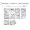 Papel pintado autoadhesivo de imitación de mármol grueso transfronterizo para azulejos de pared, impermeable, antiincrustante, para renovación de cocina y baño.