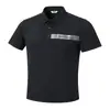 2026 Nueva Ropa de Golf para Hombre Camiseta de Manga Corta Verano Protección Solar Sensación Fresca Cuello Campana Top Camisa Polo