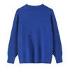 Ropa de Mujer Transfronteriza 2026 Moda Europea y Americana Versátil Casual Simple Manga Larga Cuello Alto Tejido Suéter Mujer C526991