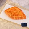 Material PU molhado macio de recuperação lenta simulação pão comida adereços amassar modelo de descompressão descompressão croissant pão torcido
