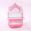 Arame de camada dupla Birdcage vendo dois andares Acácia pássaro Jade branco Birdcage pele de tigre peônia papagaio Birdcage atacado
