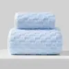 Toalla con Patrón de Nube Toalla de Baño Toalla Envolvente para Adultos Felpa de Coral Suave Absorbente para Uso Doméstico de Pareja Gruesa Cómoda Toalla de Regalo