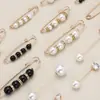 Pantalones Falda Fijos de Cintura Ceñida con Broche de Perla Artefacto de Cintura Ceñida Ropa Cuello Capa Broche Ligero Anti-deslizamiento Joyería