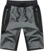 Comércio Transfronteiriço Shorts Esportivos de Malha de Algodão Masculino de Verão AliExpress Shorts Casuais de Cinco Pontos para Praia