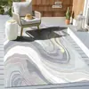 Manta para Mesa de Centro Abstrata Minimalista TUME para Sala de Estar, com Base TPR de Caxemira, Manta para Quarto ao Lado da Cama, Tapete Simples