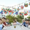 Pingentes de Decoração para Festa de Verão Transfronteiriça, Decoração com Atmosfera de Litoral Havaiano, Etiquetas de Sorvete