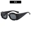 Gafas de sol personalizadas modernas de pétalo transfronterizas gafas de sol irregulares lindas de colores caramelo gafas de sol de moda ins