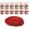Potes de Glitter Vermelho em PVC 3g