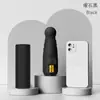 Tianqing 50% de Desconto Guarda-chuva Simples Ultra Leve com Proteção Solar Resistente a UV, Para Chuva ou Sol Mini de Bolso Cápsula Dobrável Portátil com Revestimento Preto