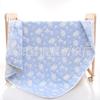Colcha de Gasa de Seis Capas para Niños, Toalla de Baño para Niños, Manta de Gasa de Seis Capas de Algodón para Bebés, Toalla de Baño de Gasa con Dibujos Animados para Bebés