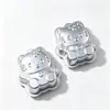 Molde para Pastel de Gato y Gatito de Dibujos Animados, Molde para Chocolate, Molde para Yogur de Preparación en Frío, Aluminio de Grado Alimenticio, Molde de Dibujos Animados Hecho a Mano para Bricolaje