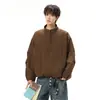 Gola mandarim desconstruída funcional outono americano estilo despojado cool preguiçoso solta moderna marca masculina plus size jaqueta