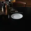Prato raso prato raso prato prato para casa prato de porcelana de osso branco puro hotel restaurante barraca de comida prato para bife ocidental louça simples