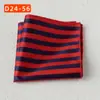Bolsillo de la Camisa del Traje Bufanda Banquete de Bodas Negocios Poliéster Seda Bufanda Cuadrada Pequeña Pañuelo de Bolsillo Fábrica de Shengzhou Pañuelo Rayado para Hombres
