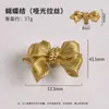 Maçaneta de Porta de Armário Pequena Estilo Antigo Flor de Ameixa Nogueira Criativa Francesa Transfronteiriça Maçaneta de Porta de Latão para Gaveta Guarda-Roupa Personalizada