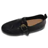 Zapatos de cuero retro de suela gruesa en color marrón para mujer, nueva colección de otoño 2026, perfectos con vestidos, estilo británico, que realzan la altura, mocasines versátiles