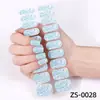 Zhengxiang Película de Esmalte de Uñas Nueva Transfronteriza Pegatinas para Manicura 20 Dedos Europeo y Americano Polvo de Cebolla Amazon Más Vendido Pegatinas Adhesivas para Uñas