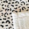 Manta Jacquard com Estampa de Leopardo Catiônica de Camada Dupla Transfronteiriça Manta de Tafetá Espessa de Inverno Manta Lenço de Cochilo