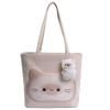 Linda y Portada Bien Comportada Bolsa Tote Personalizada de Un Hombro Toast 2025 Verano Nueva Mochila Creativa de Gran Capacidad