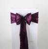 Cintas de satén, cintas de satén, cintas de seda, flores para el respaldo de las sillas de boda, fundas para sillas, lazos, cintas para sillas, decoración de sillas de comedor, boda