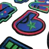 Conjuntos de Parches de Bordado Digital Más Vendidos Transfronterizos, Pegatinas Bordadas para Bolsas, Ropa, Zapatos y Sombreros