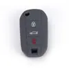 Aplicable a Peugeot 3008 Funda de Silicona para Llave Plegable 3 Llaves Universal Cubierta Antigolpes Cubierta Protectora Antirrobo para Llave de Coche