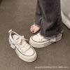 Zapatos de Lona de Suela Gruesa para Mujer, Zapatos Casuales Verano 2025, Tenis Blancos que Aumentan la Altura, Tenis de Verano Transpirables, Transpirables y que Aumentan la Altura