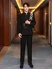 Ropa Nueva para Hombre Estilo Chino, Traje Zhongshan para Novio de Boda, Nuevo Modelo 2026 Traje de Boda, Conjunto de Traje de Compromiso, Traje Tang Tradicional Estilo Chino
