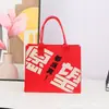 Bolsas de Fieltro Personalizadas por el Fabricante, Bolsas de Regalo Publicitarias Corporativas, Bolsas de Compras de Gran Capacidad, Soporte para Impresión de Logotipo
