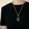 Colgante de Buda de Cuatro Caras de Plata de Ley S925 Retro Estéreo Buda Tailandés Marca Seguro Elegante Industria Pesada Colgante para Cadena de Suéter de Hombre y Mujer