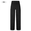 Pantalones de Yoga de Cintura Alta con Cordón, Elásticos, Suaves, Amigables con la Piel, Pierna Ancha, Holgados, Casuales, Deportivos para Mujer DL336