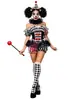 Disfraces de Payaso para Performance de Circo de Halloween, Set de Cosplay de Entrenador de Animales, Disfraz de Payaso Femenino, Mono Sexy