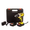 Taladro y Destornillador Eléctrico Recargable Dos en Uno Taladro de Pistola Pequeño para el Hogar para Carpintería y Perforación de Metal y Apriete de Tornillos