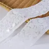 Ribete de Encaje Grueso de Alta Elasticidad Encaje Estrecho Banda Elástica DIY para Decoración de Faldas con Estilo Vintage