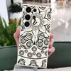 Más Vendidos en Europa y América, Funda para Teléfono Samsung S23Ultra Mandala Calavera, Funda Suave de Silicona Galaxy S25Plus