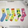 Fornecimento Exclusivo Transfronteiriço de Meias Cano Médio Funnysocks, Caixa de Presente de Meias Culturais e Criativas com Design Original, Meias da Moda, Personalização em Pequenos Lotes